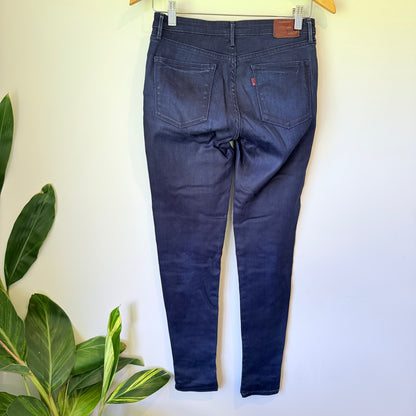 Levi Strauss Size 27 Dark Blue Skinny Jeans