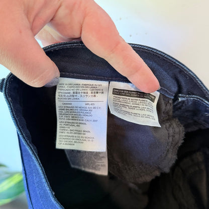 Levi Strauss Size 27 Dark Blue Skinny Jeans