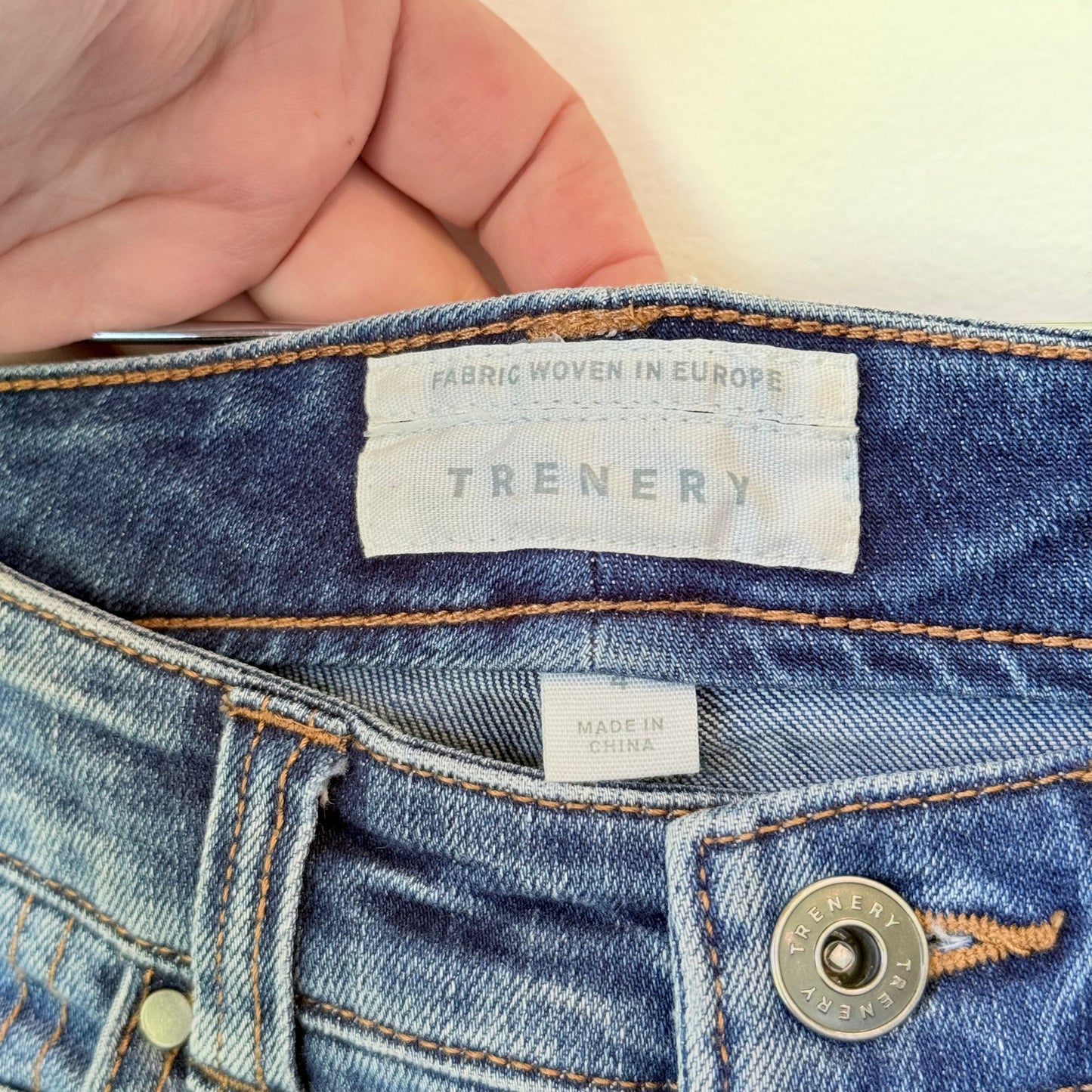 Trenery Size 4 Women’s Blue Skinny Jeans