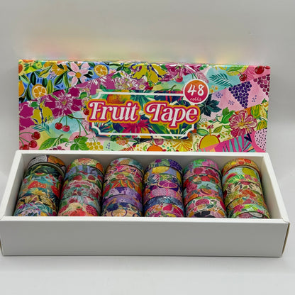 Fruit Tape Washi Tape Set 48 Rolls Boxed