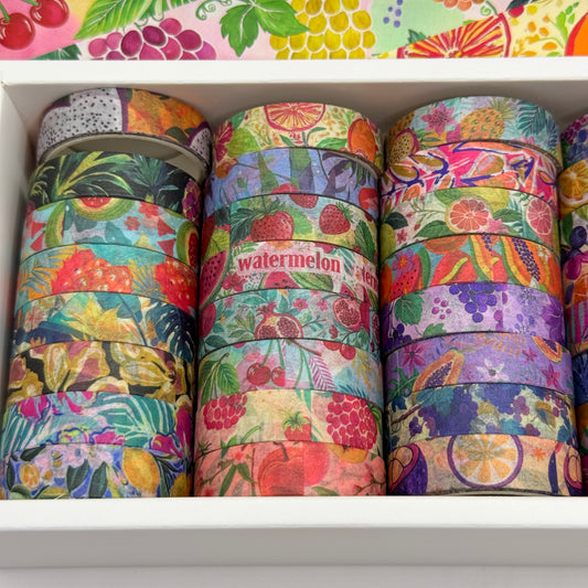 Fruit Tape Washi Tape Set 48 Rolls Boxed
