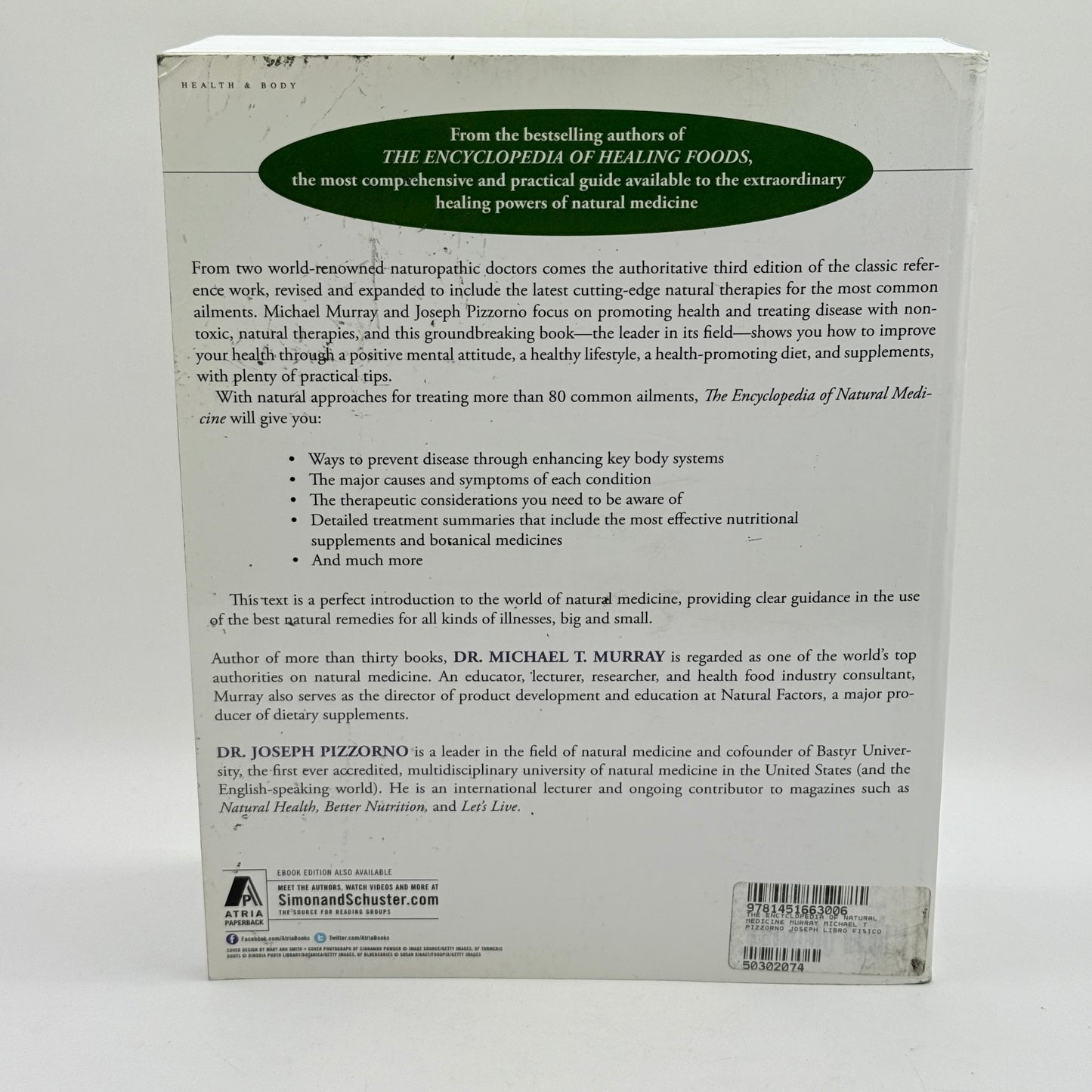 The Encyclopedia of Natural Medicine: Third Edition by Michael T. Murray, N.D., & Joseph Pizzorno, N.D.