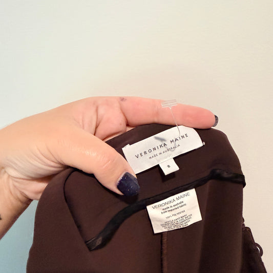 Veronika Maine Size 8 Wide-Leg Cullottes