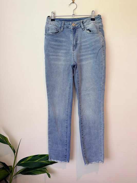 Brand Unknown Size S Waist 64cm Light-Wash Denim Jeans