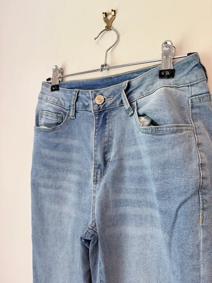 Brand Unknown Size S Waist 64cm Light-Wash Denim Jeans