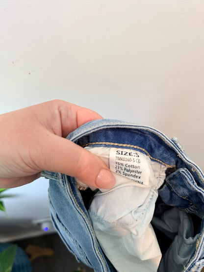 Brand Unknown Size S Waist 64cm Light-Wash Denim Jeans