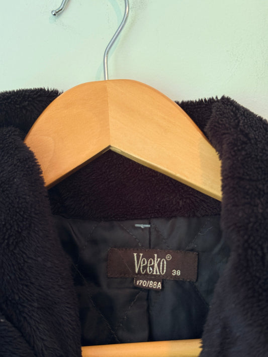 Veeko Size 38 (170/88A) Faux Fur Zip-Up Jacket