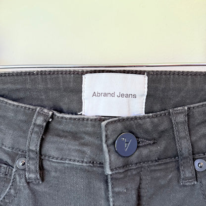 Abrand Jeans Size 6/24 Black High Skinny Jeans