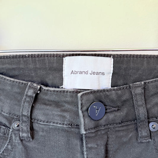 Abrand Jeans Size 6/24 Black High Skinny Jeans