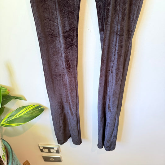 Zara Size XS Velvet Leggings