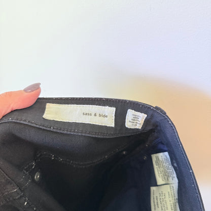 Sass & Bide Size 24 Mid-Rise Skinny Jeans