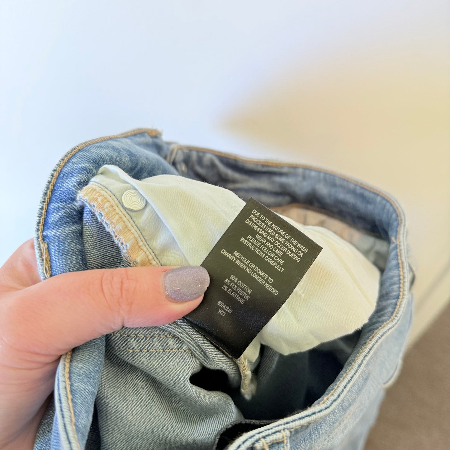 Witchery Size 9 High-Rise Straight-Leg Jeans