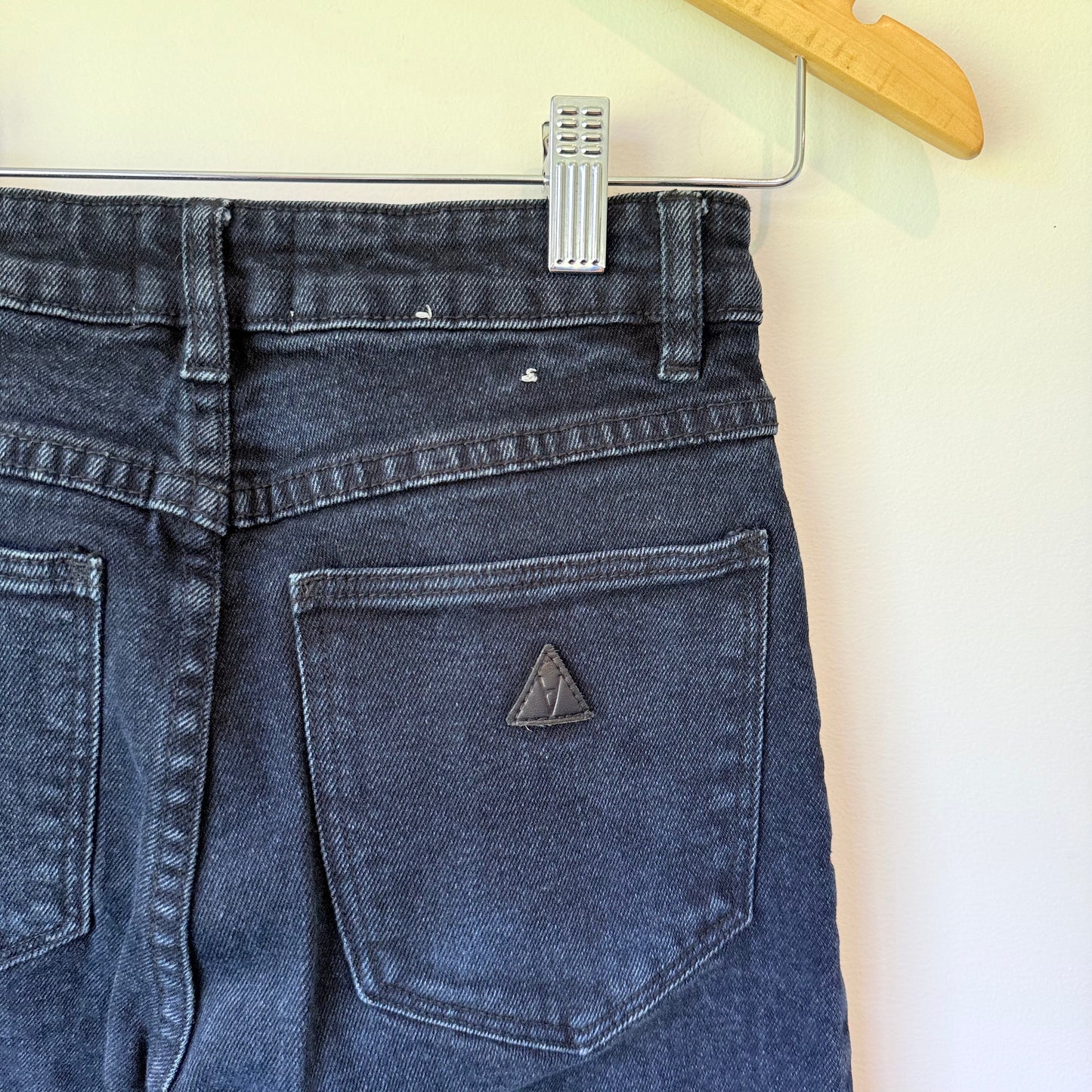 Abrand Jeans Size 26 Blue Denim Jeans with Fray Hem