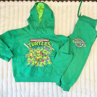 Nickelodeon Size 3–4 TMNT Hoodie & Sweatpants Set