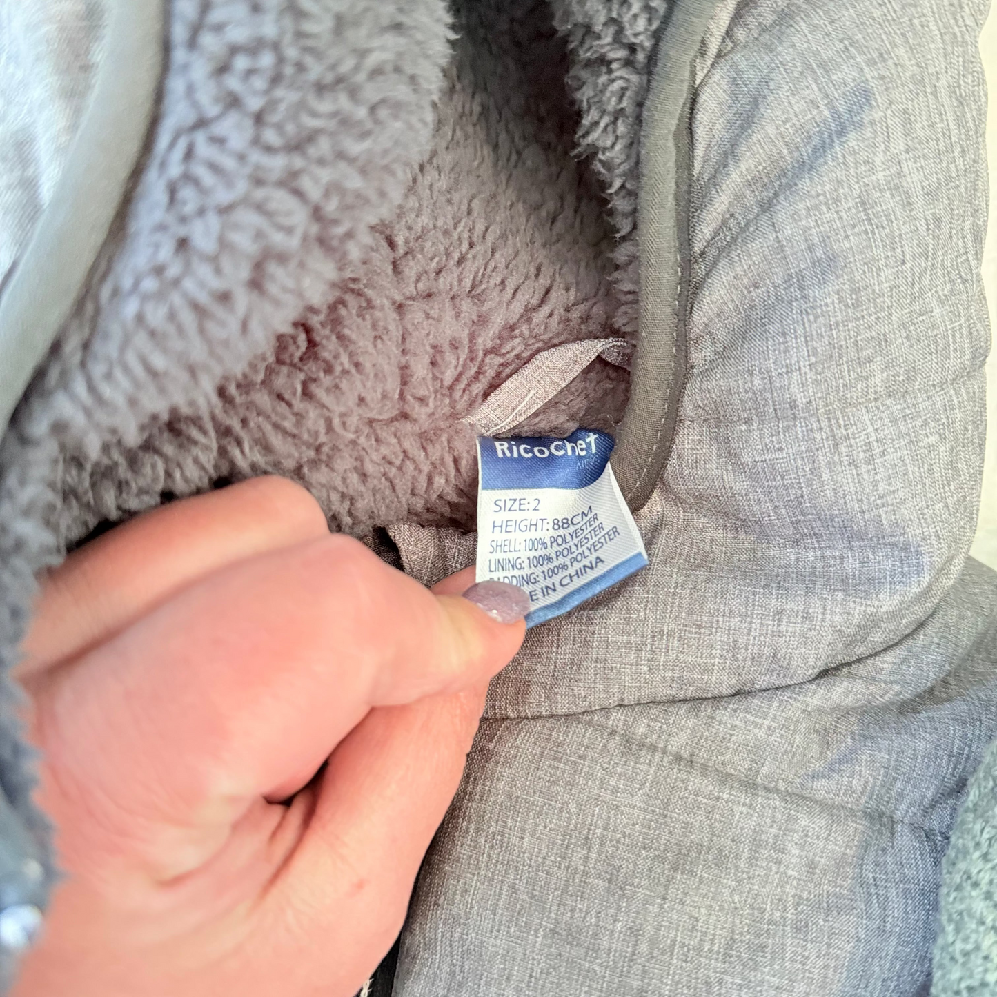 3x Warm Boys Jackets - Size 2-3y