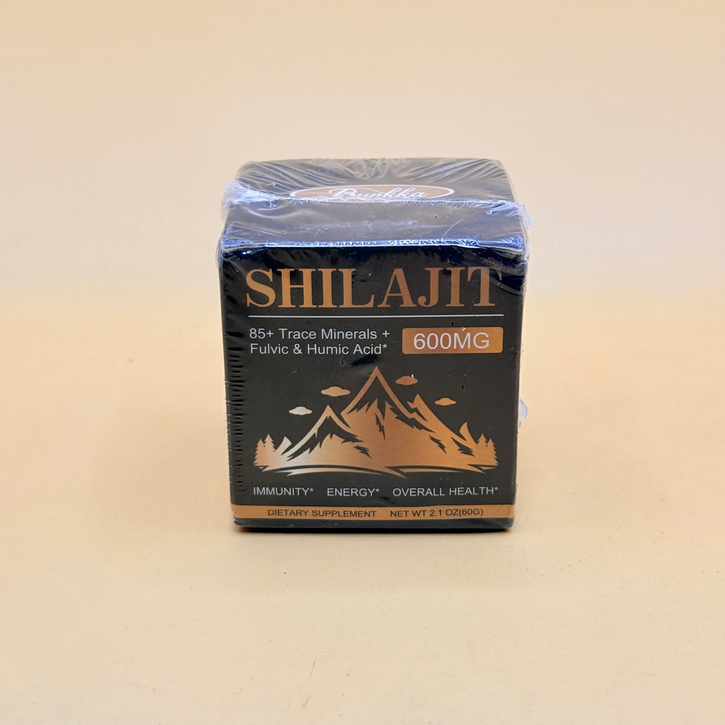 Shilajit Resin Supplement 600mg Fulvic & Humic Acid 60g