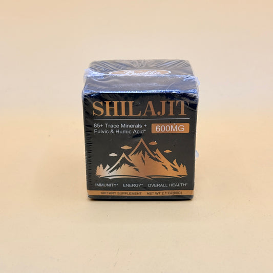 Shilajit Resin Supplement 600mg Fulvic & Humic Acid 60g