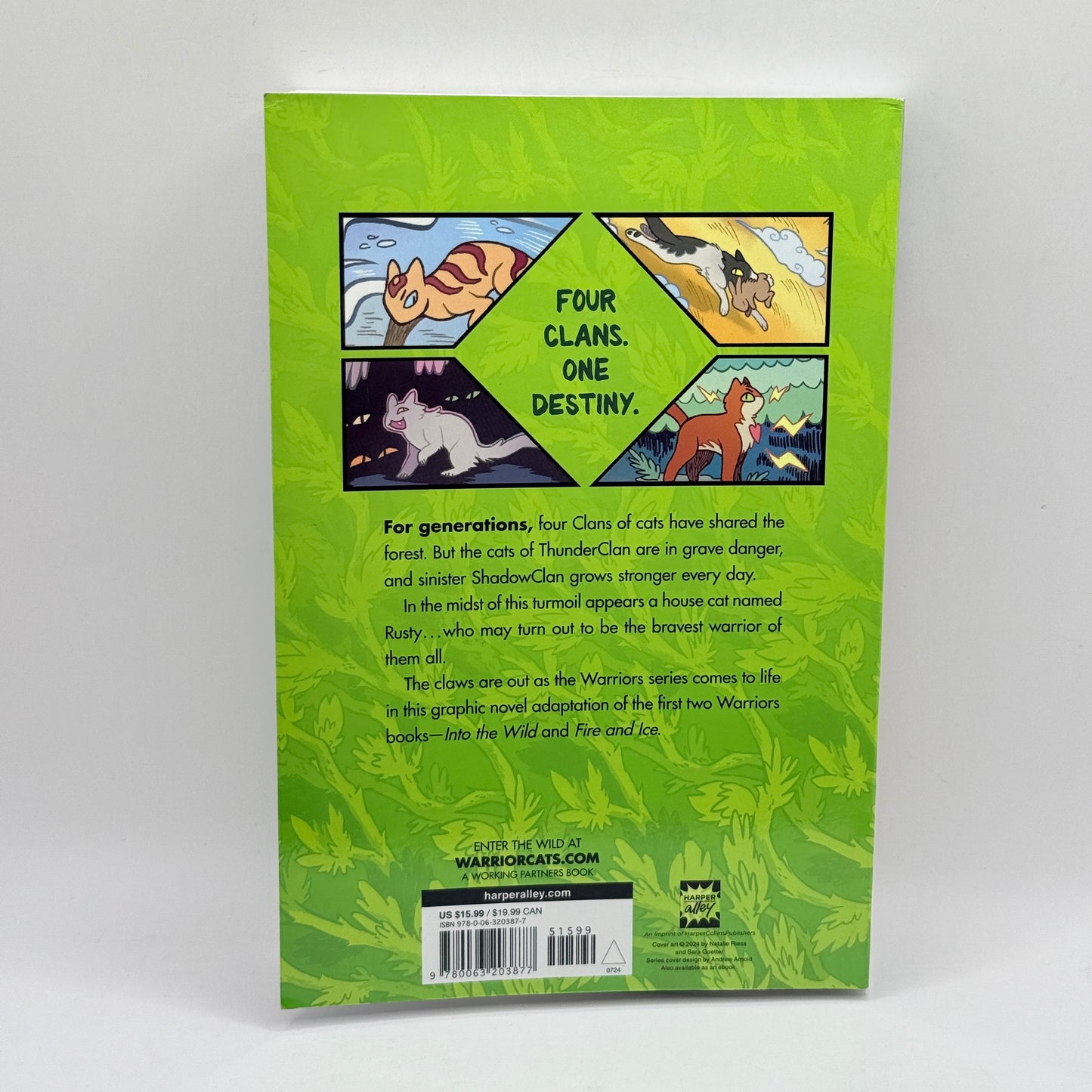 Warriors: The Prophecies Begin Graphic Novel #1 by Erin Hunter