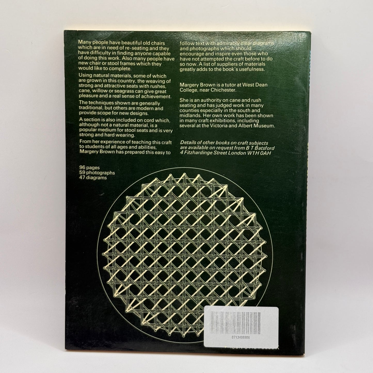 Cane & Rush Seating by Margery Brown