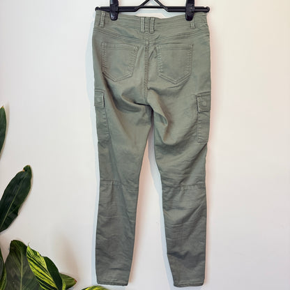 Jay Jays Olive Green Skinny Cargo Pants - Size 8