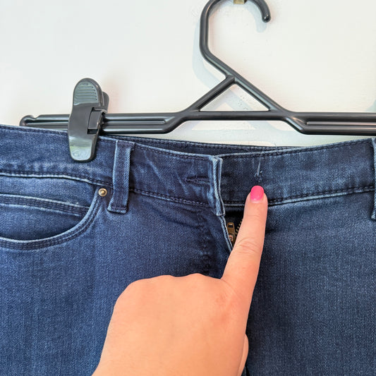 Blue Illusion Dark Blue Jeans - L