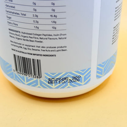 Happy Mammoth Prebiotic Collagen Protein Vanilla Bean 360g