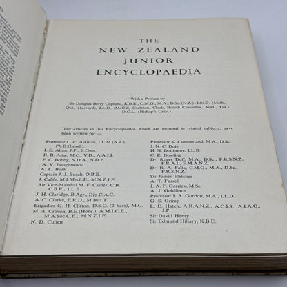 The New Zealand Junior Encyclopaedia Volume 1 (1961-62)
