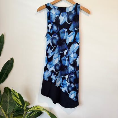 Simply Vera VERA WANG Dress - Blue Abstract Floral - Size XS