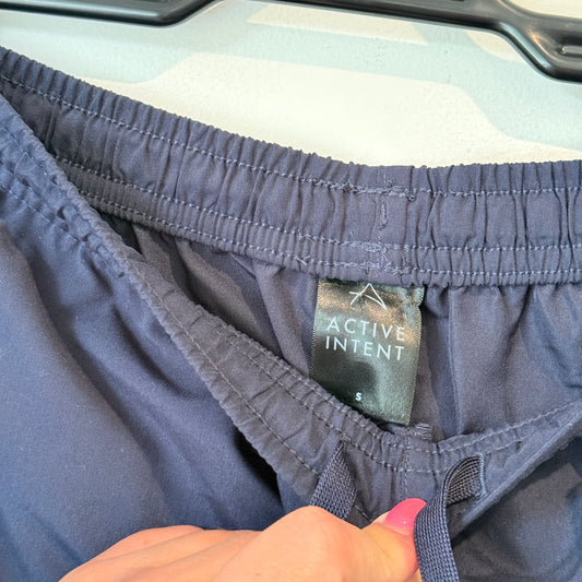 ACTIVE INTENT Pants - Navy Blue Drawstring - Size S