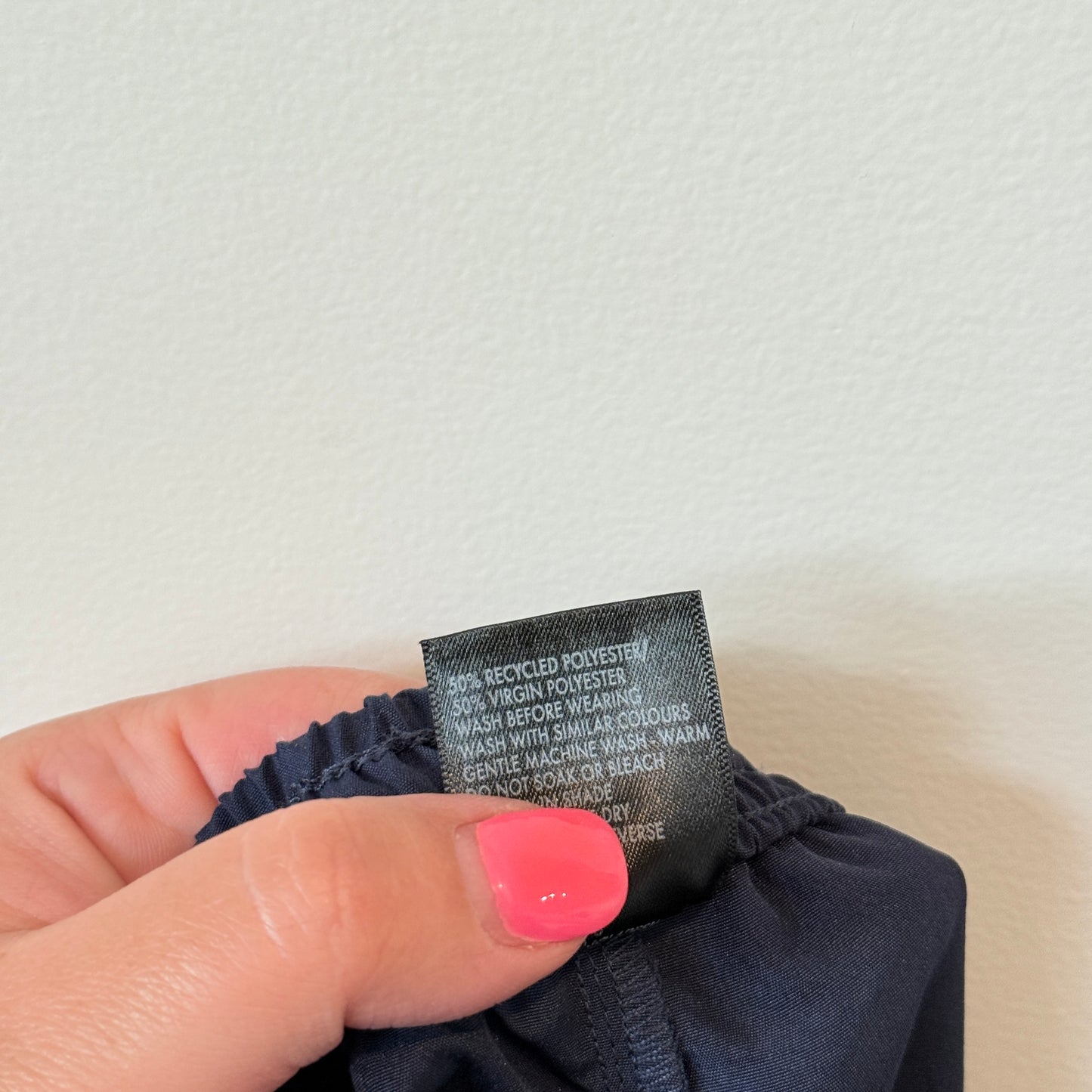 ACTIVE INTENT Pants - Navy Blue Drawstring - Size S