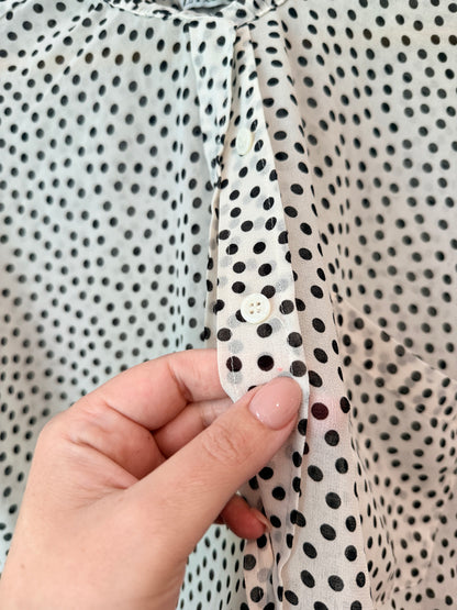 Zara Size XS Polka Dot Blouse
