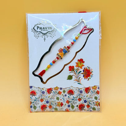 Pravin Rakhi Bracelet Gift Card Set