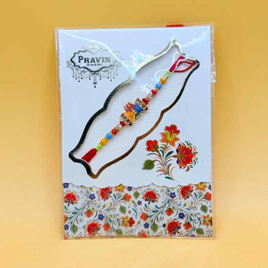Pravin Rakhi Bracelet Gift Card Set