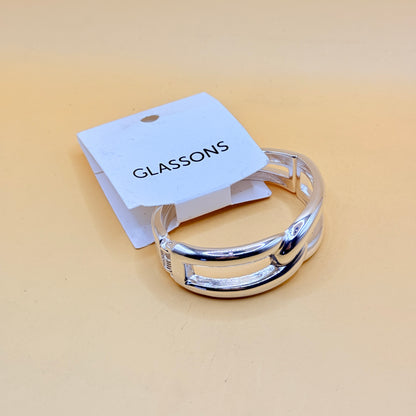 Glassons Silver Tone Bangle Bracelet