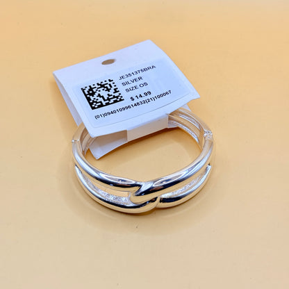 Glassons Silver Tone Bangle Bracelet