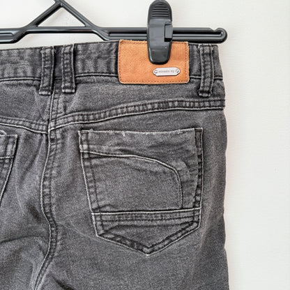 ninesix ny 96  Washed Black Biker Jeans - 72cm Waist