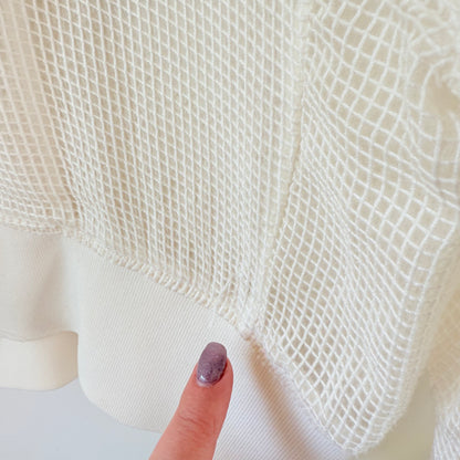 Country Road Size 6 White Floral Full-Zip Jacket