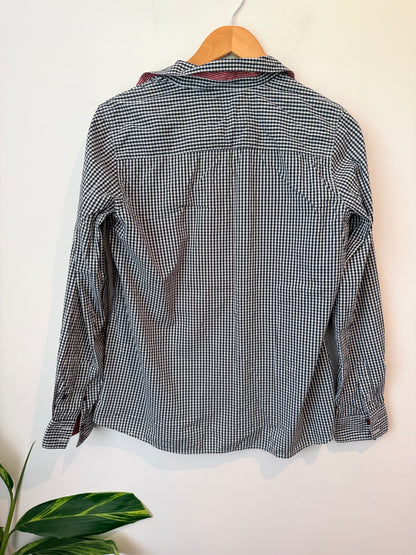 Redgreen Size 40 Gingham Button-Up Shirt