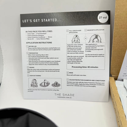 The shade custom hair colour kit 9.1 light blonde ash - hair color health and wellness