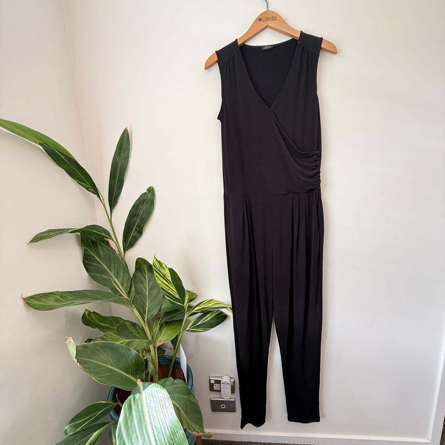 ESPRIT COLLECTION Jumpsuit Black Surplice - Size L