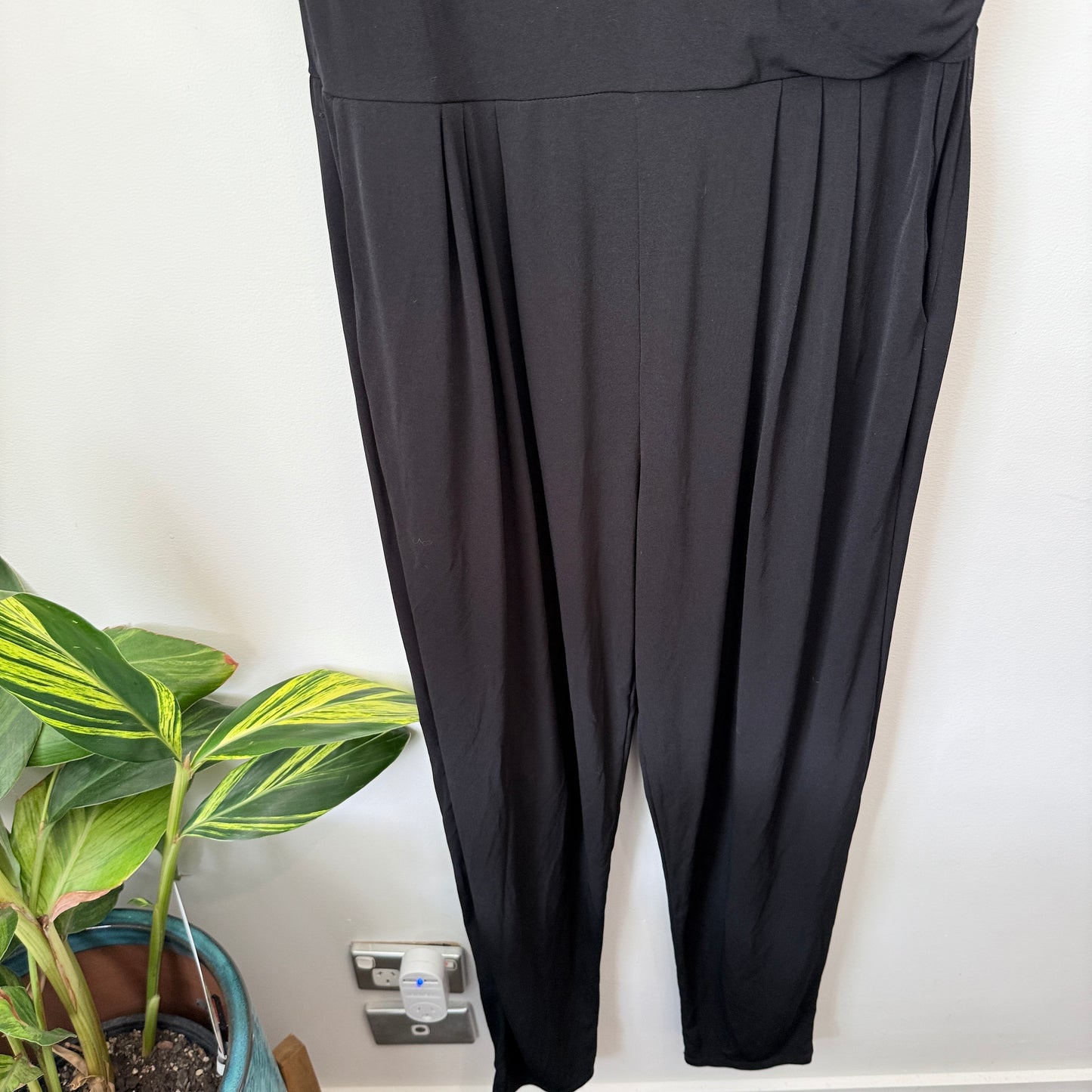 ESPRIT COLLECTION Jumpsuit Black Surplice - Size L