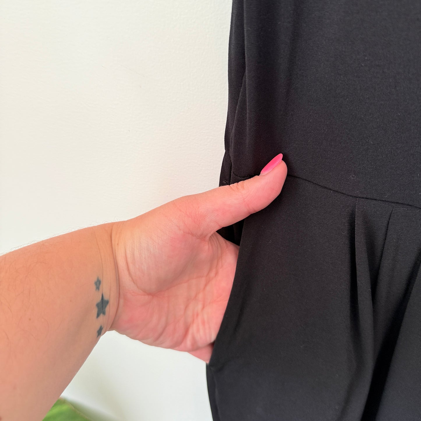 ESPRIT COLLECTION Jumpsuit Black Surplice - Size L