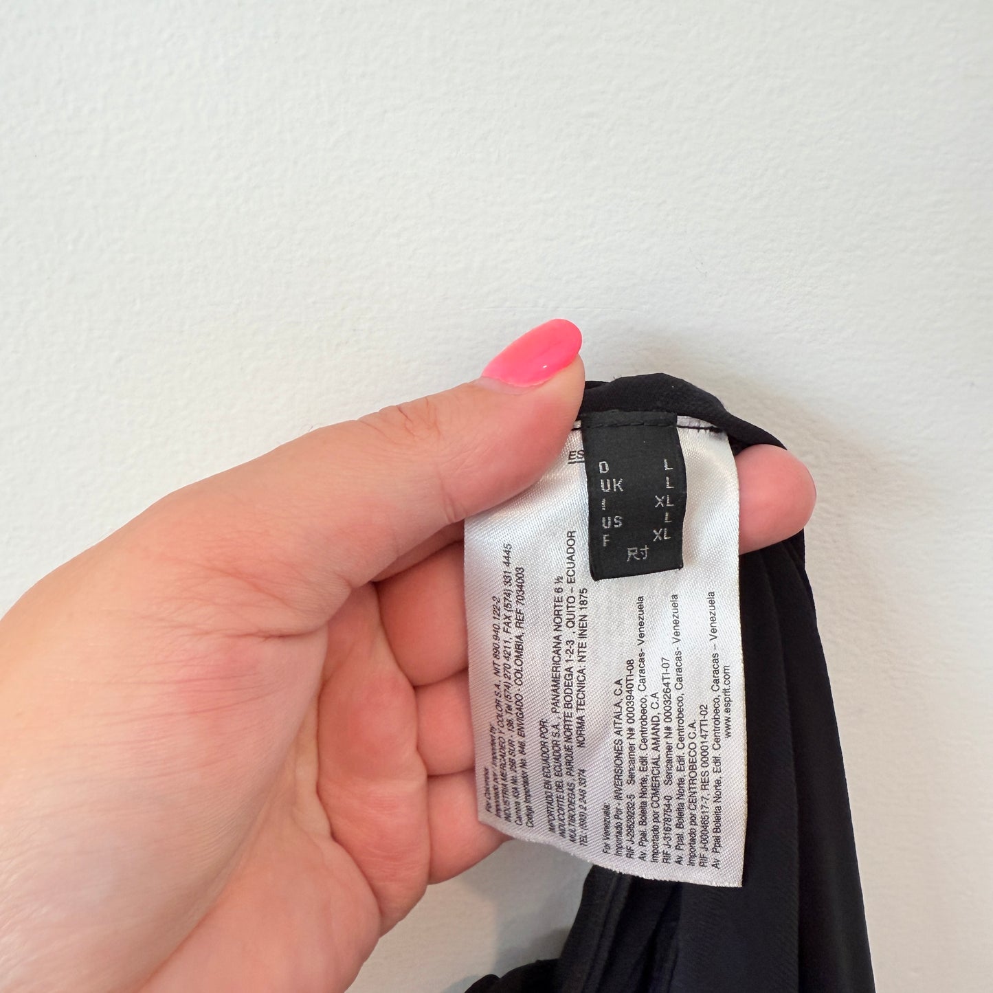 ESPRIT COLLECTION Jumpsuit Black Surplice - Size L