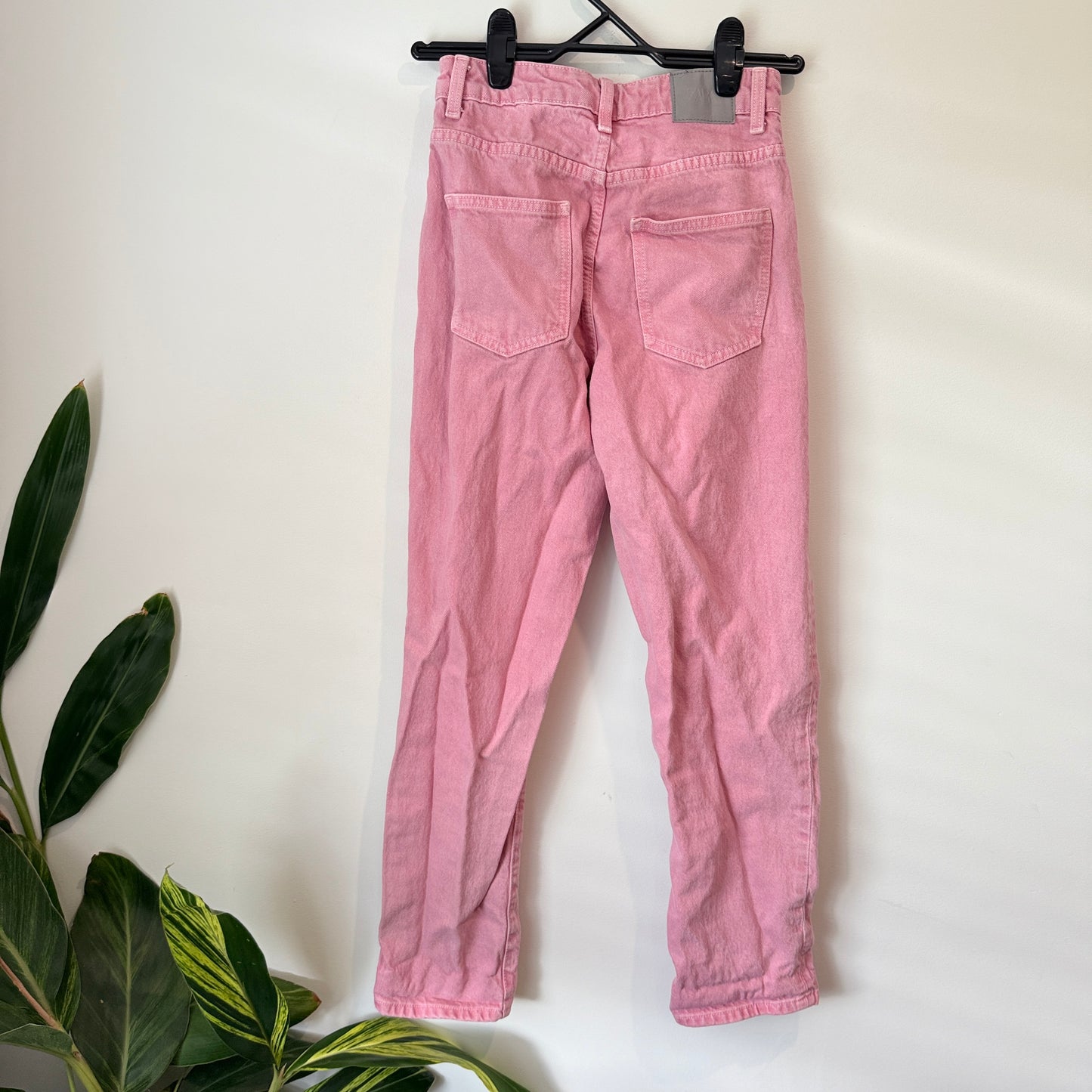 ZARA Pants Pink Straight Leg Jeans - Size 6