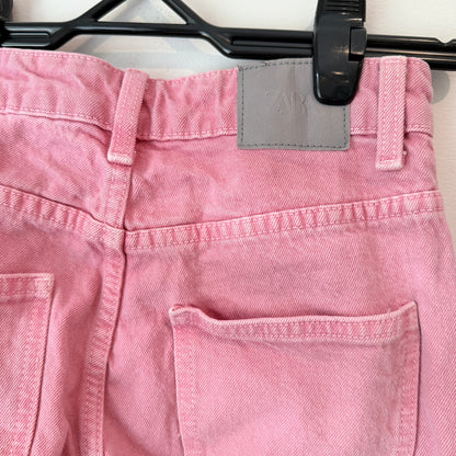 ZARA Pants Pink Straight Leg Jeans - Size 6