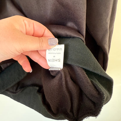 SHEIN Size M Black V-Neck Sweater