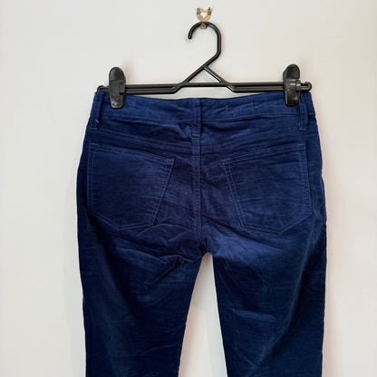 GAP 1969 Jeans Navy Blue Corduroy Skinny - Size 25/0