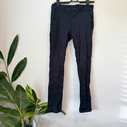 AS COLOUR Pants Navy Blue Chino - Size 30