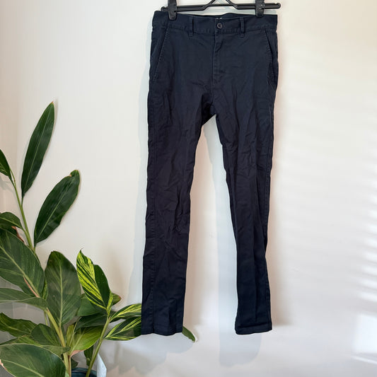 AS COLOUR Pants Navy Blue Chino - Size 30