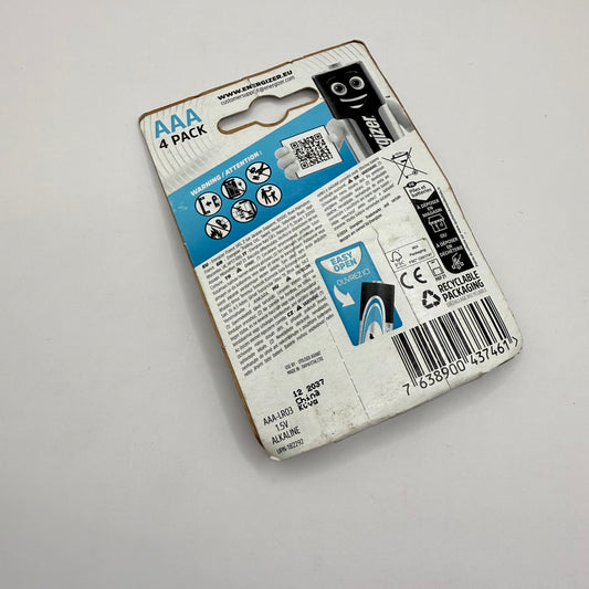 Energizer max plus - aaa x 4 - general purpose batteries original photo - what’s new stationery